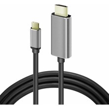 Delixa Onezero ZR-627 MT57 4K 60hz HDMI Çevirici I-Phone 15 ile Uyumlu Kablo Type-C Thunder-Bolts Altın Uçl