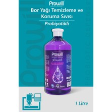 Prowill Bor Yağı Temizleme ve Koruma Sıvısı 1 Litre | Makine/Metal Yüzey Temizleyici & Koruyucu