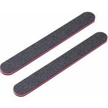 Hepta Collection Trina Tırnak Törpü-Siyah Düz (Kırmızı Şeritli)- 2