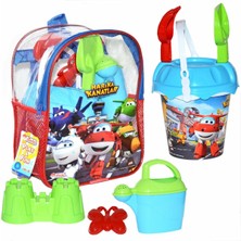 Dede Oyuncak DEDE 03501 KARİKA KANATLAR  RESİMLİ SIRT ÇANT PLAJ