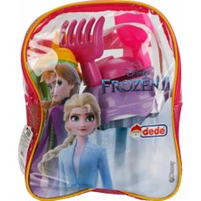Dede Oyuncak DEDE 03503 FROZEN RESİMLİ SIRT ÇANT PLAJ SETİ