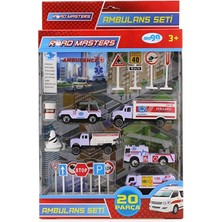 Mega Araç Seti Kartelada Iş Makinaları Seti