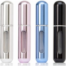 Delixa A1 Doldurulabilir Parfüm Şişesi, Parfüm Şişesinden Doldurulabilir Mini Seyahat Boy Sprey Şişe 2 Adet