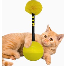 Delixa Aee® Dev Hacı Yatmaz Tüylü Zilli Kedi Oyuncağı 33CM (Xxl)