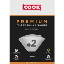 Hepta Collection Premium Filtre Kahve Kağıdı - Ebat 2, 80 Adet