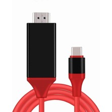Delixa Mindorlen USB C - HDMI Kablosu 1,8 M 4k, Usb-C HDMI Adaptörü MacBook Pro, iPad Air, Chromebook, Surf