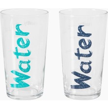Delixa Concept Water Bardak 570 ml 2'li Set Mavi & Turkuaz