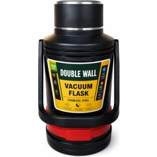 Atmaca 2,5 Litre (2500 Ml) Paslanmaz Çelik Termos – 48 Saat Isı Koruma, Çift Duvarlı Vakumlu, Büyük Boy, Kamp Ofis Seyahat