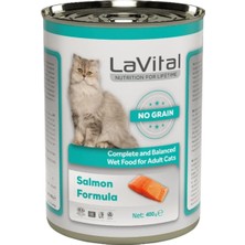 Hepta Collection La Vital Somonlu Ezme Konserve Yetişkin Kedi Maması 400 gr
