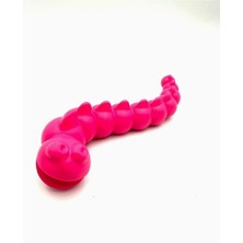 Hepta Collection Tasma Market Mor Tırtıl Köpek Diş Kaşıma Oyuncağı Mor