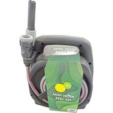 Delixa Tycoon TY2000 Başlangıç Setli Taşınabilir Kasetli Hortum Makarası Seti, Manuel Sarma, 10METRE