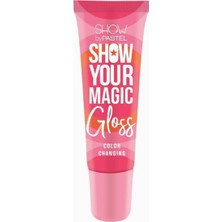 Hepta Collection Show By Pastel Show Your Magic Gloss Color Changing - Renk Değiştiren Dudak Parlatıcısı, 9 ml