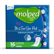 Delixa Molped Regl Ilk & Son Gün Pedi Uzun Günlük Ped (1 x 16 Adet)