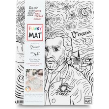 Hepta Collection Akademi Çocuk Funny Mat Vincent Van Gogh & Salvador Dali, 30X40CM
