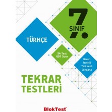 Delixa Bloktest 7. Sınıf Türkçe Tekrar Testleri 2021-2022