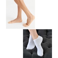 Özgürce 4’lü Silikon ve Pamuk Ayak Bakım Çorabı Seti, Rahat ve Koruyucu