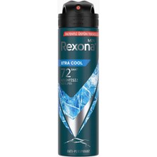 Hepta Collection Rexona Men Erkek Sprey Deodorant Xtra Cool 72 Saat Kesintisiz Üstün Koruma 150 ml