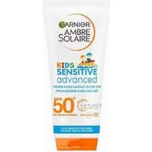 Hepta Collection Ambre Solaire Sensitive Advanced Çocuk Hipoalerjenik Güneş Koruyucu Süt SPF50+ 175ML