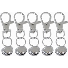 Delixa X-Perk Papağan Anahtarlı Kedi Köpek Tasma Boyun Zili 5'li Set Zil Çapı 14 mm