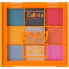Delixa Multi Palette Eyeshadow Göz Farı Paleti 101 Colors On Fire