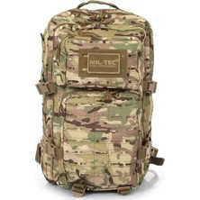 Mil-Tec Single Sword 50L Su Geçirmez Outdoor Taktik Dağcı Kamp Sırt Çantası MULTİCAM