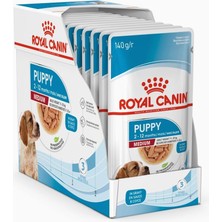 Hepta Collection Canin Medium Puppy Gravy Yavru Köpek Yaş Maması 140 gr x 10 Adet