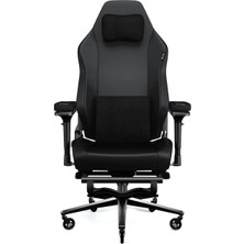 Hype Store Exvega Pandora Ayak Uzatmalı Masajlı Profesyonel Yönetici ve Koltuğu (Deri, Siyah)