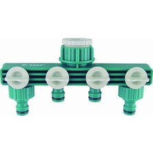 Hepta Collection Expert 55257 Dörtlü (4'lü) Vanalı Su Musluk Dağıtıcı Adaptörü