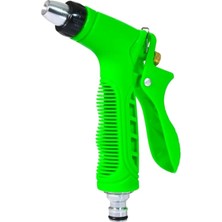 Delixa Kupa Metal Uçlu Otomatik Tabanca, Ayarlanabilir Metal Uçlu Bahçe Sulama Tabancası, 1/2" Hortum Çıkış