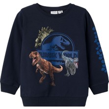 Delixa Name It Jurassıc Sweat Unb Sky Sweatshirt Erkek Çocuk