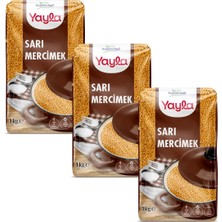 Yayla Sarı Mercimek 1 kg X3