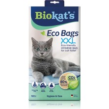 Hepta Collection Biokat's Kedi Kumu Hijyen Torbası, Xxl, 12'li