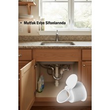 Omilife Banyo Aparat Koku Giderici Lavabo ve Gider Için Silikon Tıpa Böcek ve Koku Önleyici Pratik Kullanımlı Gider Kapağı Su Sızdırmaz Esnek Malzeme ile Dayanıklı Gider Aparatı