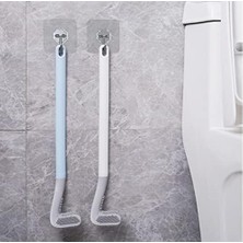 Hepta Collection Klozet Fırçası Tuvalet Fırçası Silikon Wc Klozet Mutfak Temizlik Fırçası Kanca