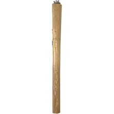 Delixa Vidalı Ahşap Düz Papağan Tüneği 37,5x2,5cm