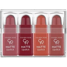 Hepta Collection Golden Rose Matte Lipstick (Mini) No:mix 3 - Ruj