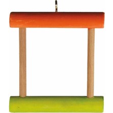 Hepta Collection Beak's Doğal Kuş Oyuncakları, Kare Salıncak