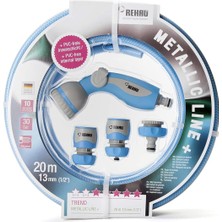 Delixa Metalic Line 20 M Hortum Set 1/2"
