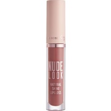 Hepta Collection Golden Rose Nude Look Natural Shine Lipgloss Dudak Parlatıcı No: 04 Peachy Nude