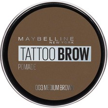 Delixa New York Tattoo Brow Kaş Pomadı, 03 Medium Brown (Orta Ton) (3.5 Ml)