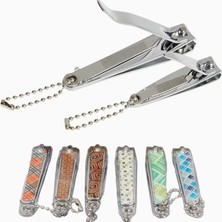 Hepta Collection Aee® 2'li Tırnak Makası Seti Büyük Küçük Paslanmaz Çelik Karışık Desenli