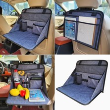 Hype Store 3 Araba Koltuk Arkası Eşya Düzenleyici Organizatör Katlanır ve Masa Olma Özelliği Çok Amaçlı