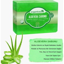 Delixa Doğal Aloe Vera Sabunu 140 gr Tüm Cilt Tipleri Için Yatıştırıcı ve Canlandırıcı Etkili