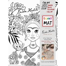 Delixa Akademi Çocuk Funny Mat - Frida 30X40CM - Yeni