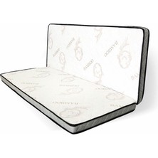 Hepta Collection Divan Hemnes Uyumlu Katlanır Ortopedik Bamboo Sünger Yatak 160X200