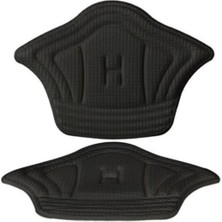 Özgürce Çift Siyah Ortopedik Topuk Ekleme Pediği, Rahat ve Destekli Spor Ayakkabı