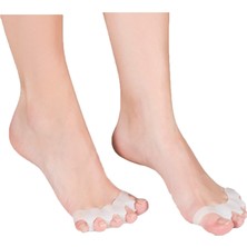 Özgürce Konforlu 5 Parmak Silikon Ayırıcı, Halluks ve Bunion Destekleyici