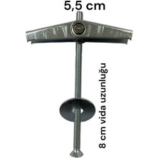 Ennalbur Alçıpan Askı Dübel Yaylı 12X80 5 Adet