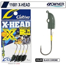 Owner Cultiva 11681 X-Head Lrf Jighead