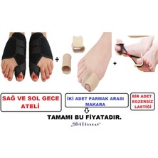 Özgürce Ayak Parmak Düzeltici Kemik Düzleştirici Taraklı 3'lü Set